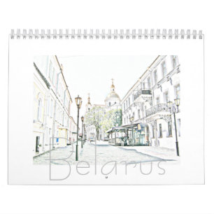Belarus Architektur Landschaftskalender Kalender