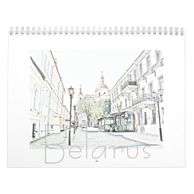 Belarus Architektur Landschaftskalender Kalender (Titelbild)