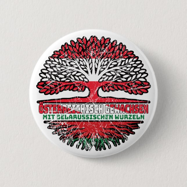 Belarus Belarussisch Österreichisch Österreich Button (Vorderseite)