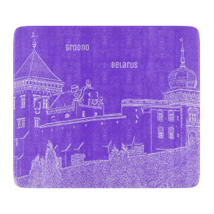 Belarus Burg Grodno Stadtbild Burg Schneidebrett