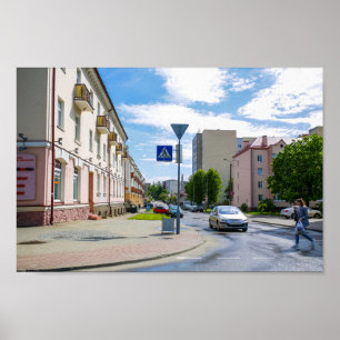 Belarus Grodno City City City Architecture People Poster