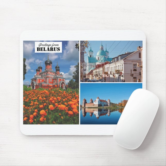 Belarus Grüße Naturarchitektur Mousepad (Mit Mouse)