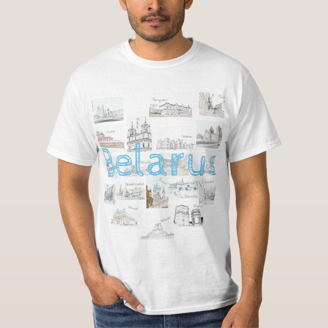 Belarus Minsk Brest Architecture T - Shirt / Top (Vorderseite)