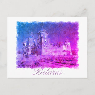 Belarus Mir Castle Architecture Postcard Postkarte