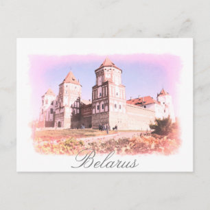 Belarus Mir Castle Architecture Postcard Postkarte