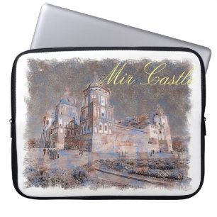 Belarus Mir Kastle Architektur Laptop Hülle Laptopschutzhülle
