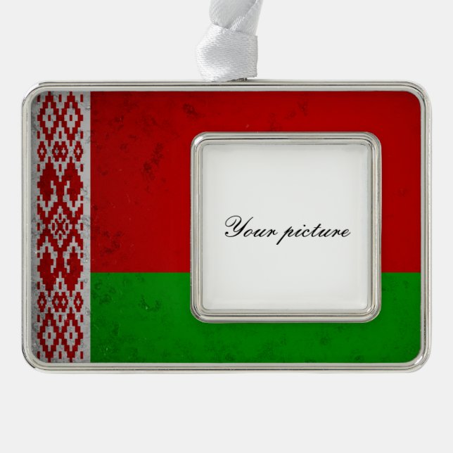 Belarus Rahmen-Ornament Silber (Vorderseite)