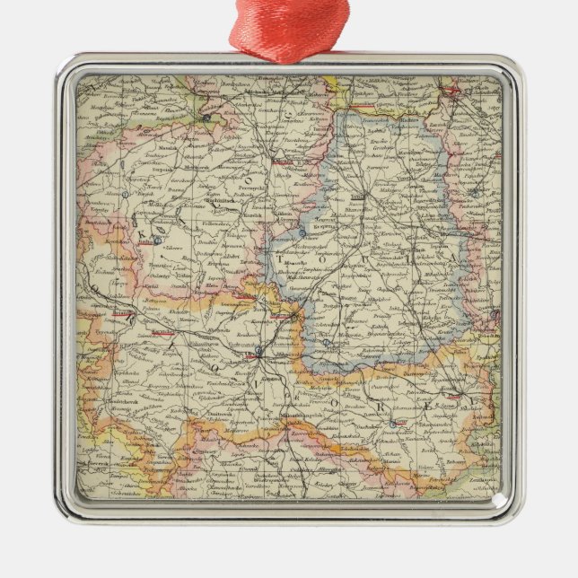 Belarus und Ukraine Ornament Aus Metall (Vorne)