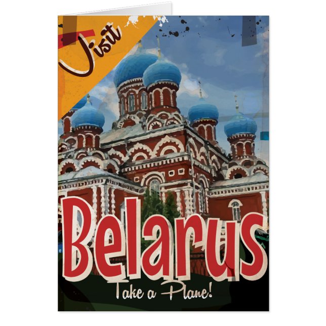 Belarus Vintage Travel Poster (Vorne)
