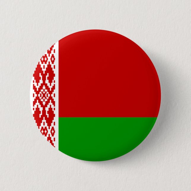 Belarusflagge Button (Vorderseite)