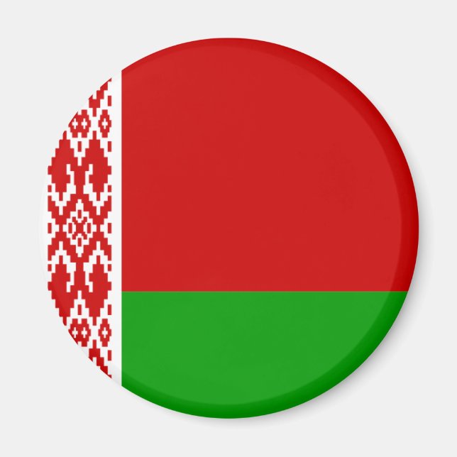Belarusflagge Magnet (Vorne)