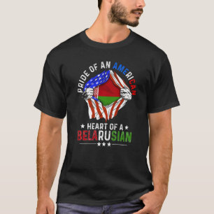 Belarusian American America Pride Foreign Belarus T-Shirt