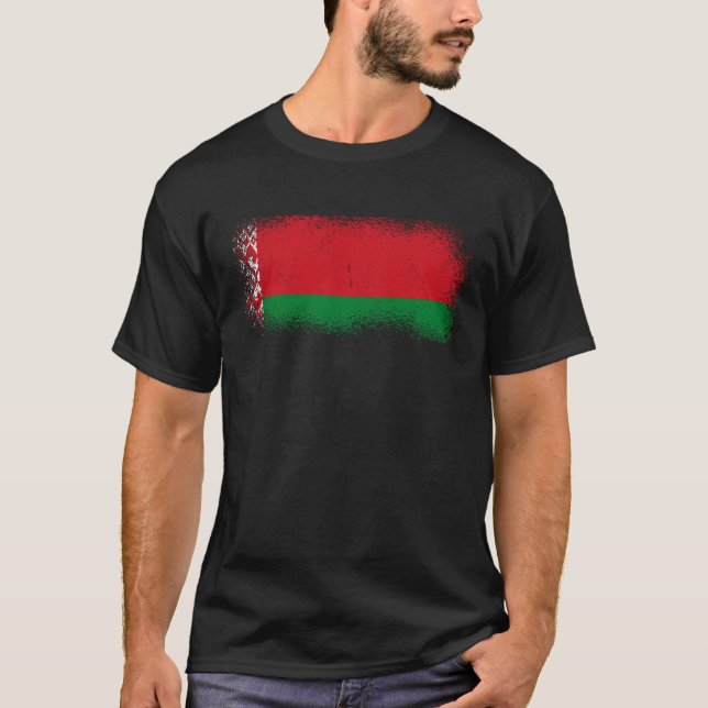Belarusian Flag Belarus T-Shirt (Vorderseite)