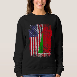BELARUSIAN ROOTS Halbamerikanische Flagge BELARUS Sweatshirt