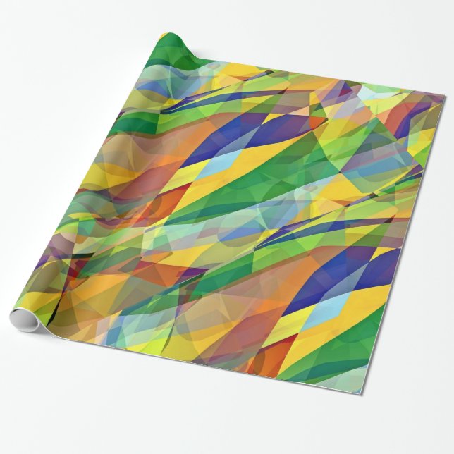 Belastete Glasgeschenk-Verpackung Geschenkpapier (Ungerollt)