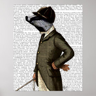 Belästigen Sie das Reiter-Porträt Poster