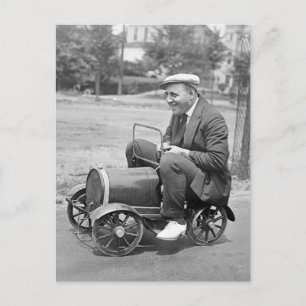 Belastungstest, Anfang der 1900er Jahre Postkarte