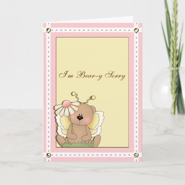 Belated Birthday Butterfly Karte (Vorderseite)