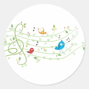 Belaubte Personal-Linie Aufkleber