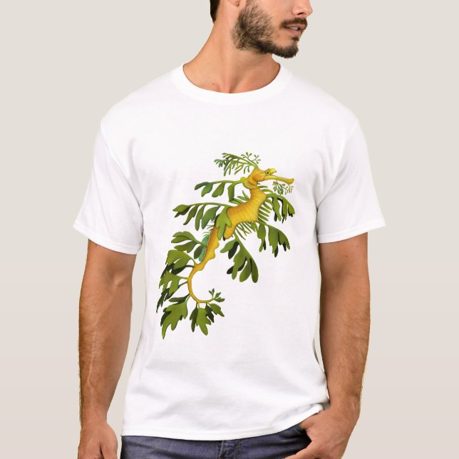 Belaubter Seedrache-Seepferd-T - Shirt (Vorderseite)