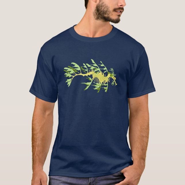 Belaubter Seedrache T-Shirt (Vorderseite)