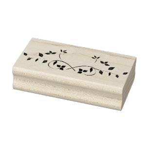 Belaubter Teiler-Gummikunst-Briefmarke Gummistempel