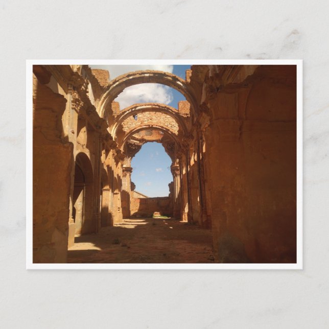 Belchite, Aragon (Spanien) Postkarte (Vorderseite)