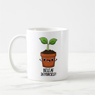 Beleaf in Ihrer selbst lustigen Pflanze Puff Kaffeetasse
