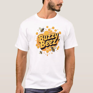 Belebte Bienen in Aktion - Nahe Naturfotografie T-Shirt