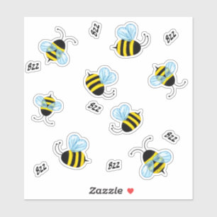 Belebte Buzzing Hummeln Honeybee Decal Stickers Aufkleber