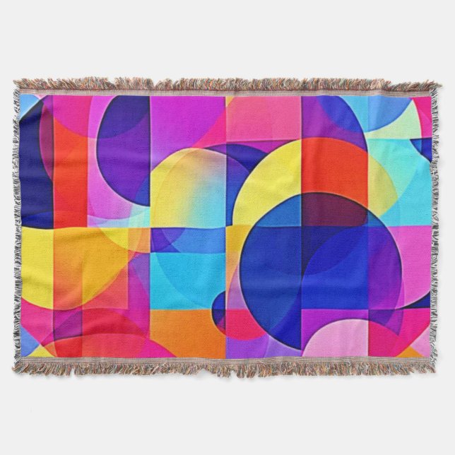 Belebte Dot Energy Art Decke (Vorderseite)