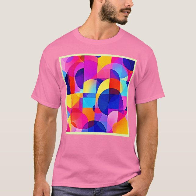 Belebte Dot Energy Art T-Shirt (Vorderseite)