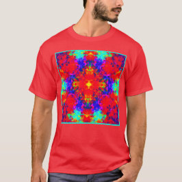 Belebte Farben Muster Kunst T-Shirt