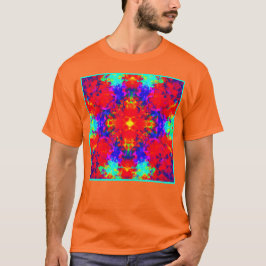 Belebte Farben Muster Kunst T-Shirt