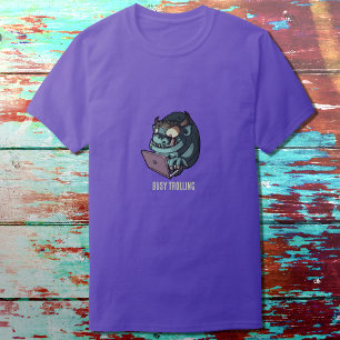Belebter Trolling Internet Troll Laptop Cartoon T-Shirt