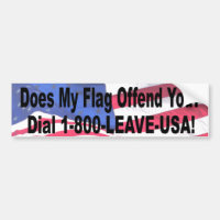 Beleidigt meine Flagge Sie?