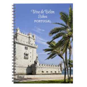 Belém Tower Foto in der Nähe des Tagus, Lissabon Notizblock
