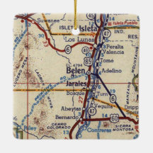 Belen New Mexico Vintage Karte