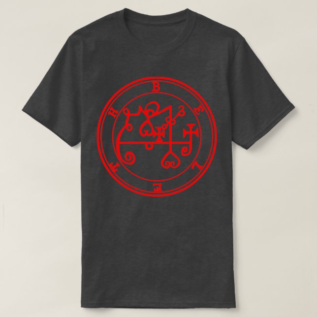 Beleth Ars Goetia Sigil Red T-Shirt (Design vorne)