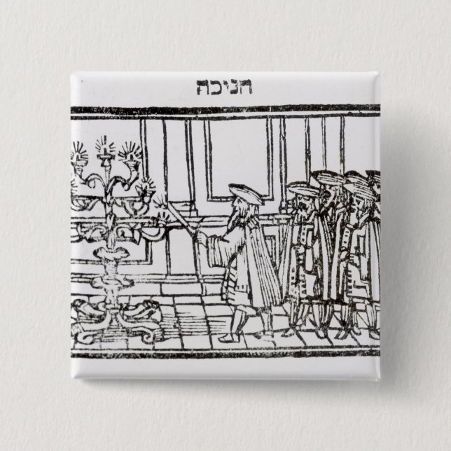 Beleuchten des Menorah Button (Vorderseite)