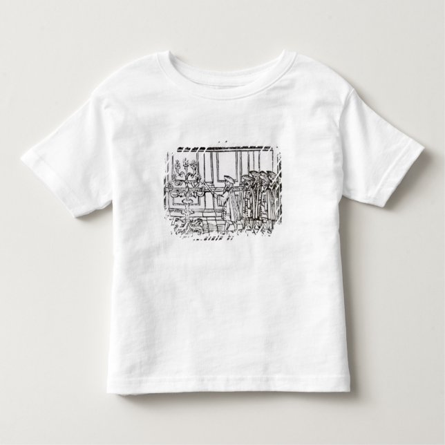 Beleuchten des Menorah Kleinkind T-shirt (Vorderseite)