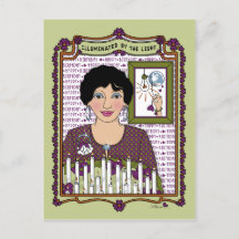 beleuchtet durch die Light_A_ Postkarte