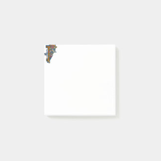 Beleuchtete Initial-F-PostIt Post-it Klebezettel