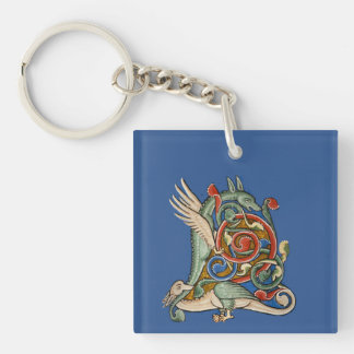 beleuchtete Initial L Schlüsselanhänger