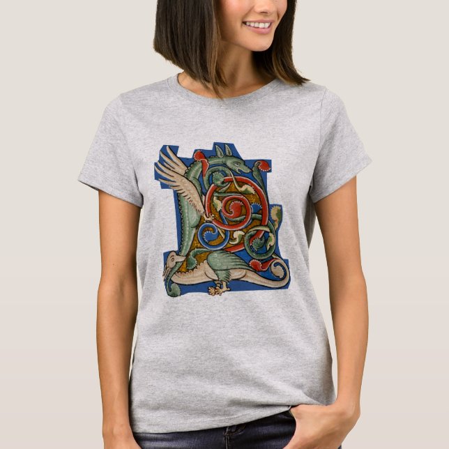 beleuchtete Initial L T-Shirt (Vorderseite)