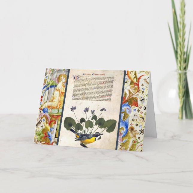 Beleuchtete Reflektionen Gruß Karte (Vorderseite)