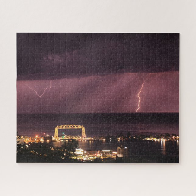 Beleuchtung des Lake Superior Puzzle (Horizontal)