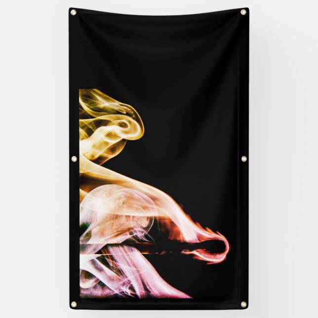 BELEUCHTUNG EINES MASCHINENBanners MIT BAUMMETEN Banner (Vertikal)