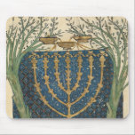 Beleuchtung eines menorah, von mousepad<br><div class="desc">Beleuchtung eines menorah,  von der jüdischen Cervera-Bibel,  1299% pipe% durch Kunst-Standort Josephs Asarfati |: Instituto DA Biblioteca Nacional,  Bild-Sammlungs-Zahl Lissabons,  Portugal | französischen Künstler-|: XIR161985</div>
