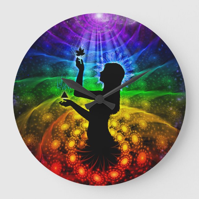 Beleuchtung Große Wanduhr (Vorderseite)